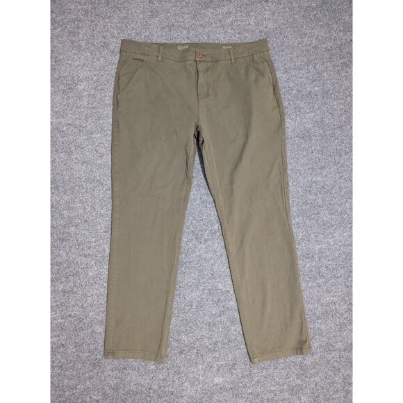 Mugsy Olives Pants Mens Size 38x30 Straight Leg Green